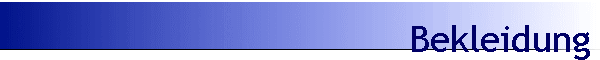Bekleidung